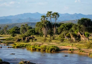 Meru National Park Landscape