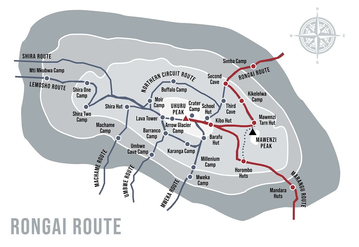 8 Days Kilimanjaro Rongai Route