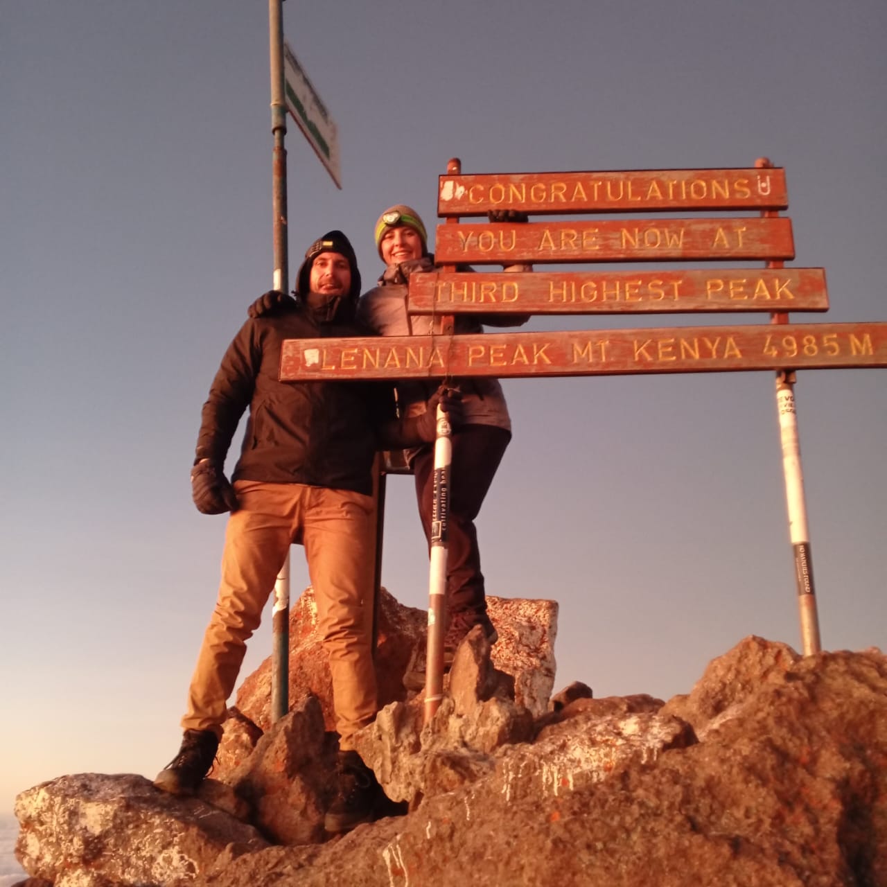 Mountain climbing photography