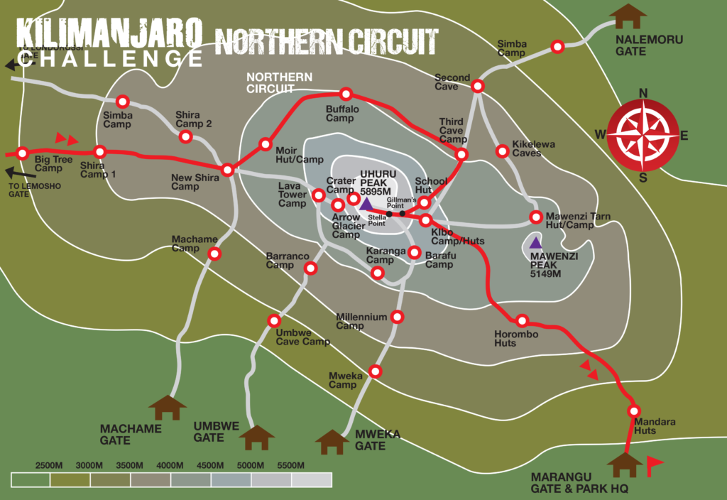 Northern Circuit Route
