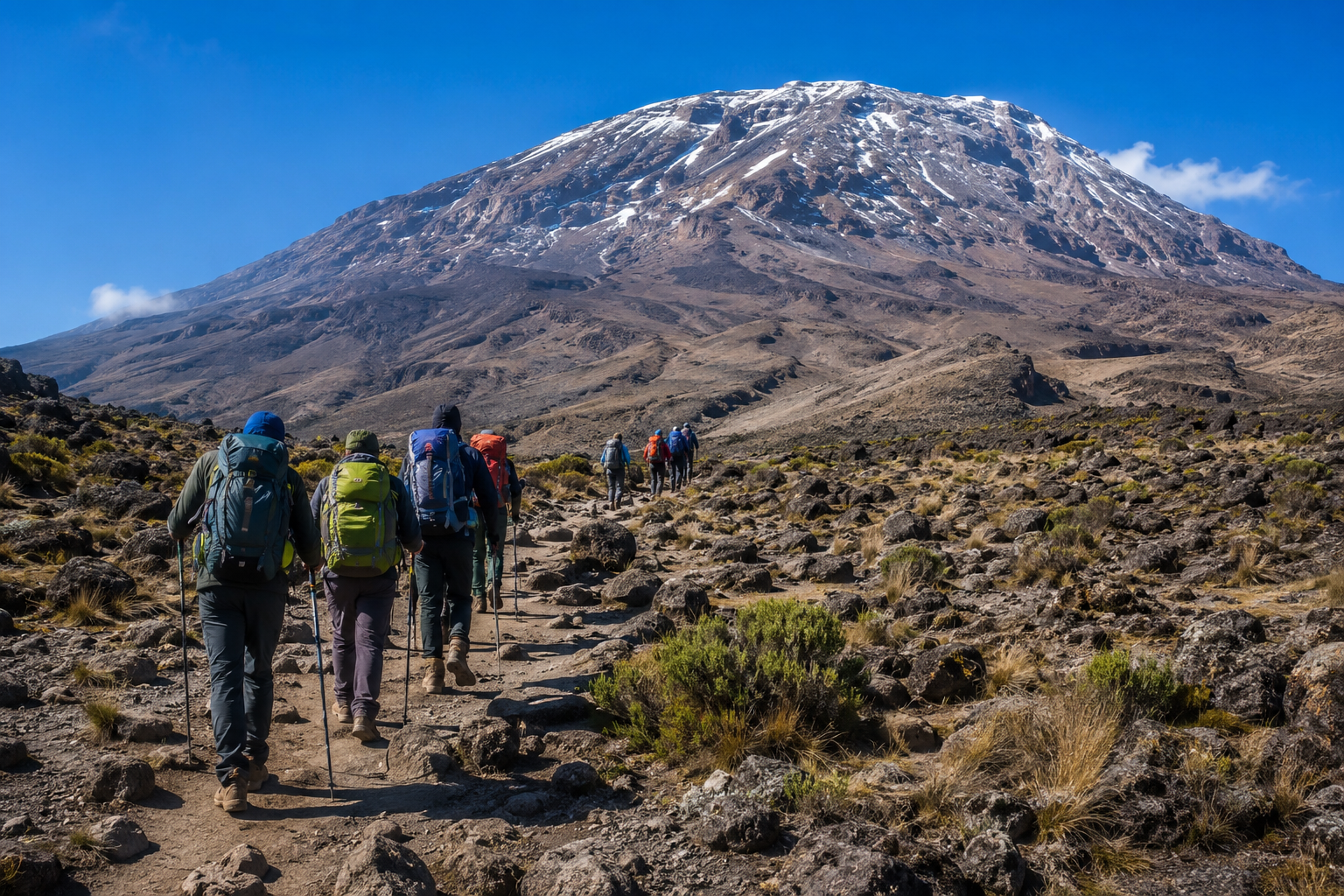 7 Days Kilimanjaro Lemosho Route