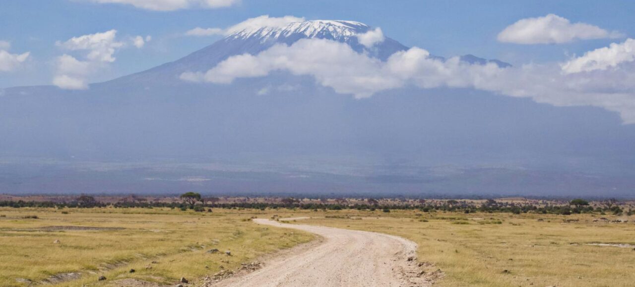A view of Kilimanjaro from Amboseli Spotted on a 7-Day Kenya Safari Itinerary.