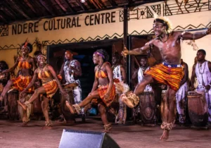 A dance performed at Ndere Cultural Centre