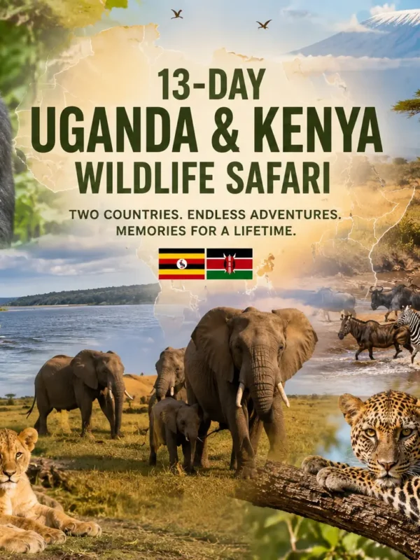 13-Day Uganda and Kenya Wildlife Safari