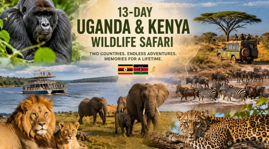 13-Day Uganda and Kenya Wildlife Safari